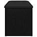 panchina da giardino  Nero Rovere 100x40x45 cm Legno ingegnerizzato - Foto miniatura 7