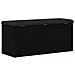 panchina da giardino  Nero Rovere 100x40x45 cm Legno ingegnerizzato - Foto miniatura 8