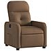 Poltrona Elettrica Reclinabile Marrone in Tessuto - Foto miniatura 3