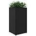 Fioriere da Giardino 2 pz Nere 30x30x60 cm in Polyrattan - Foto miniatura 4