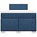 Giroletto a Molle con Materasso Blu 120x190 cm in Tessuto - Foto miniatura 4