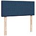 Giroletto a Molle con Materasso Blu 120x190 cm in Tessuto - Foto miniatura 7