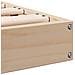 Struttura Letto Floor 200x220 cm in Legno Massello di Pino - Foto miniatura 7