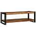Tavolino da caffè 120x50x38 cm in legno massello di acacia - Foto miniatura 5