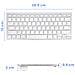 Tastiera Bluetooth Azerty Con 7 Scorciatoie Multimediali, 30 Giorni - Foto miniatura 3
