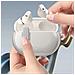 Custodia Protettiva In Tpu Compatibile Con Beats Studio Buds / Buds+ Con Blocco Galvanico Transparent White - Foto miniatura 2