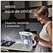 Brocca Filtrante Per Acqua Da 2,4 L, Durata 35 Giorni, Per Frigorifero, Elemento Filtrante Anti-rovesciamento, Con Promemoria Elettronico Sul Display, Compatibile Con Filtro Brita, Riduce Il Sapore E L'odore Di Cloro, Senza Bpa, Bianco - Foto miniatura 1