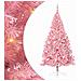 Albero di Natale artificiale con luci integrate Rosa 240 cm PVC - Foto miniatura 1