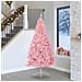 Albero di Natale artificiale con luci integrate Rosa 240 cm PVC - Foto miniatura 2