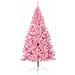 Albero di Natale artificiale con luci integrate Rosa 240 cm PVC - Foto miniatura 5
