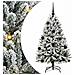 Albero di Natale artificiale con 150 LED Verde e Bianco 120 cm - Foto miniatura 1