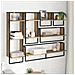 Set mensole da parete 6 pcs Rovere artigianale 100 x 25 x 30 cm - Foto miniatura 4