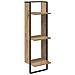 Set mensole da parete 6 pcs Rovere artigianale 100 x 25 x 30 cm - Foto miniatura 8