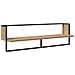 Set mensole da parete 6 pcs Rovere artigianale 100 x 25 x 30 cm - Foto miniatura 9