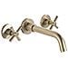 Rubinetto per lavabo da bagno, Blackswan, tipo M155, modello oro opaco, misura 22 cm - Foto miniatura 1