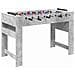 Tavolo da Foosball Grigio Cemento 125 x 60,5 x 80 cm - Foto miniatura 1