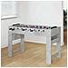 Tavolo da Foosball Grigio Cemento 125 x 60,5 x 80 cm - Foto miniatura 2