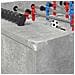Tavolo da Foosball Grigio Cemento 125 x 60,5 x 80 cm - Foto miniatura 7