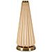 Lampada Da Tavolo Perly -a- In Vetro Perlato Rigato Con Paralume In Velluto Ø 36,5 Cm - Foto miniatura 2