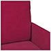 Set divani 3 pcs Rosso Vino 115 x 56 x 80 cm Legno compensato - Foto miniatura 8
