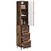 Set di armadi 2 pcs Legno antico 33 x 34,5 x 90 cm - Foto miniatura 2