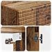 Set di armadi 2 pcs Legno antico 33 x 34,5 x 90 cm - Foto miniatura 7