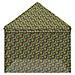 Tendone con 4 Pareti Laterali 2,95 x 4,1 m Camouflage Militare - Foto miniatura 6