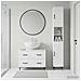 Set di Armadi da Bagno da 2 Pezzi HAARLEM Bianco Lucido - Foto miniatura 5