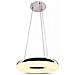 Lampadario A Led 40w Sospensione Anello Metallo Cromato Luce Calda 3k Vt-40-1 3874 - Foto miniatura 2