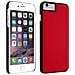 Cover Iphone 8+, 7+, 6+, 6s+ Protezione Rigida Pelle Vera Rosso - Foto miniatura 1