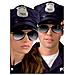 Occhiali Da Poliziotto Per Adulto - Foto miniatura 1