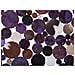 Tappeto Rotondo Ø140 Cm In Pelle Marrone Violetto Sorgun - Foto miniatura 3