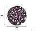 Tappeto Rotondo Ø140 Cm In Pelle Marrone Violetto Sorgun - Foto miniatura 5