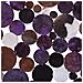 Tappeto Rotondo Ø140 Cm In Pelle Marrone Violetto Sorgun - Foto miniatura 6