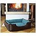 Lupi Letto Per Cane / gatto Cuccia Cuscino Per Cane, Divano Per Cane, Cestino Per Cane, Marrone / blu S - Foto miniatura 3