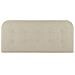 Testiera Rivestita In Tela Saona 140x60 Cm Color Beige Per Letto 135 Cm, Bottoni In Capitonnè, 8 Cm Di Spessore, Include Hardware Per Il Fissaggio Alla Parete - Foto miniatura 3