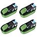 Cinghie d'Ancoraggio a Cricchetto 4 pz 800 daN 6m Verde - Foto miniatura 1