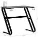 Scrivania da Gaming con Gambe a ZZ Nera 90x60x75 cm - Foto miniatura 5