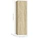 Set di Mobili Porta TV 4 pz Rovere Sonoma in Legno Multistrato - Foto miniatura 3