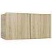 Set di Mobili Porta TV 4 pz Rovere Sonoma in Legno Multistrato - Foto miniatura 4