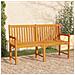 Panca da Giardino 150 cm in Legno Massello di Acacia - Foto miniatura 1