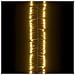 Gruppo Stringa Led Con 1000 Luci Led Bianco Caldo 20 M Pvc - Foto miniatura 3