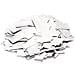 Slowfall Confetti Rectangular 55x18mm, White / silver, 1kg - Foto miniatura 1