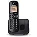 Base Unit: 100 G, Handset: 130 G, Charger: 40 G G, Black, Base Unit: 107 X 96 X 77 Mm, Handset: 47 X 30 X 164 Mm, Charger: 70 X 70 X37 Mm Mm (kx-tgc210fxb) - Foto miniatura 1