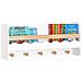 Armadio Da Parete Per Bambini Con Ripiano Per Bambini 73x30x15cm Kmb78-w - Foto miniatura 1