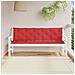 Cuscini Per Panca 2 Pz Rossi 180x50x7 Cm In Tessuto Oxford - Foto miniatura 1