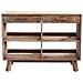 Mobile Credenza Madia Da Interno Soggiorno In Legno Di Pino Con 2 Cassetti E 4 Ripiani Linea Classic - Foto miniatura 3