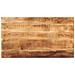 Piano Per Tavolo 100x60x2,5 Cm Rettangolare Legno Mango Grezzo - Foto miniatura 1