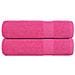 Asciugamani Da Bagno 2 Pz Rosa 100x150 Cm 360 G /m 100% Cotone - Foto miniatura 1