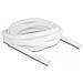 Manicotto intrecciato con chiusura automatica 5 m x 16 mm bianco - Foto miniatura 1